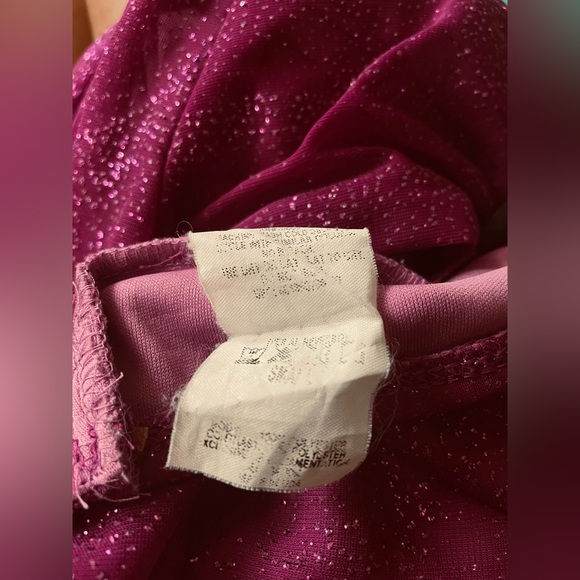 Speechless Sparkly Raspberry Dress Midi Cocktail Party Prom - Picture 8 of 11